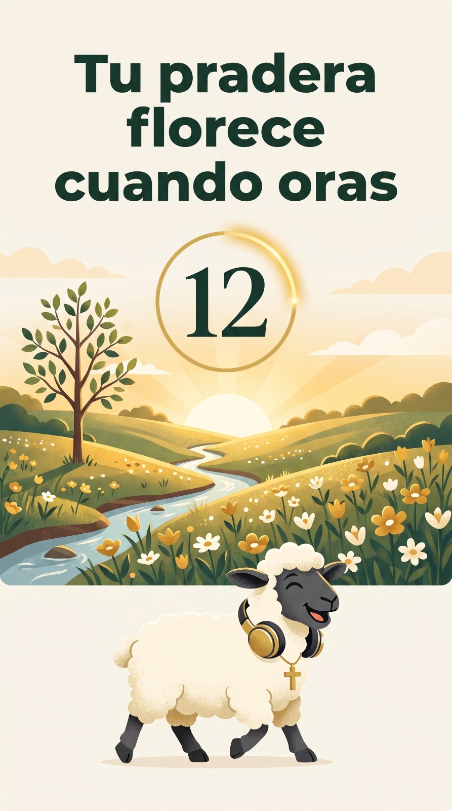 Pradera que florece cuando oras
